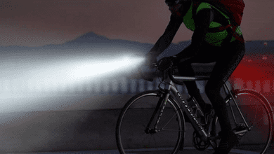 bike riding at night